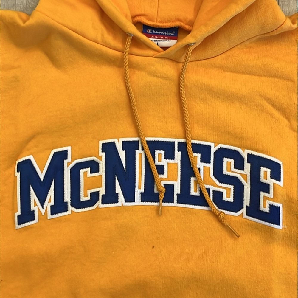 McNeese State University Cowboys MSU NCAA College Hoodie Sweatshirt Size L‎